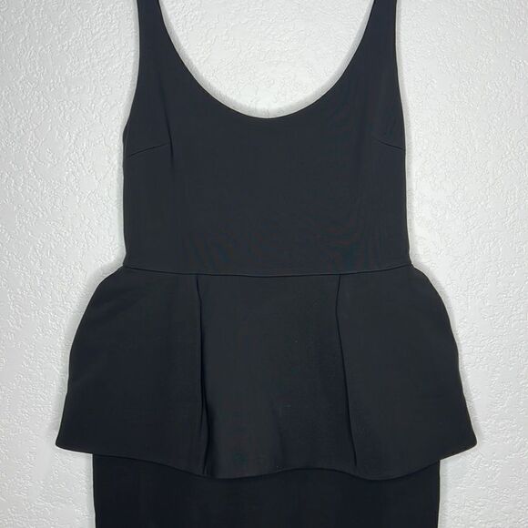 New CUSHNIE Jersey Crepe Peplum-Waist Bodycon Dress Size 6 - Picture 3 of 16